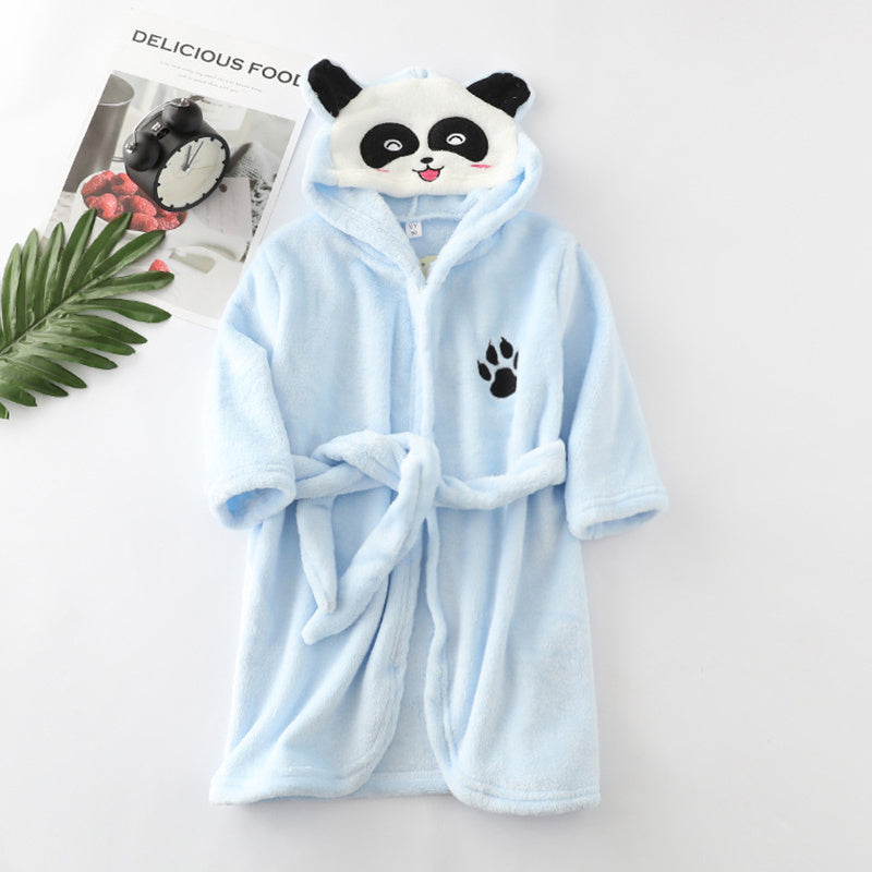 Cartoon Hooded Bathrobe