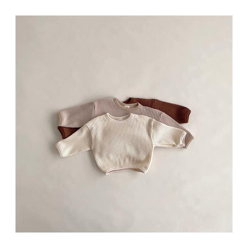 Waffle Loose Pullover
