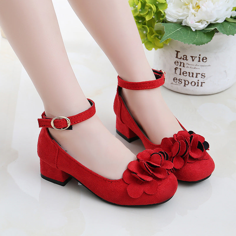 Leather High Heels