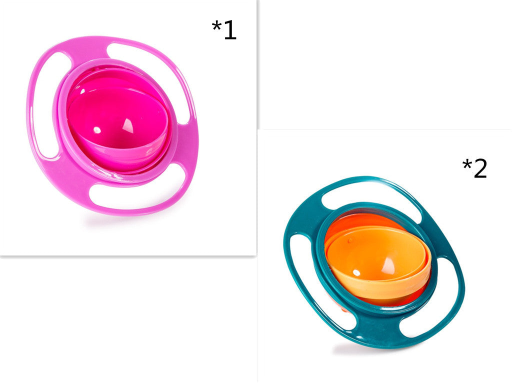 360° Spill-Proof Rotating Bowl