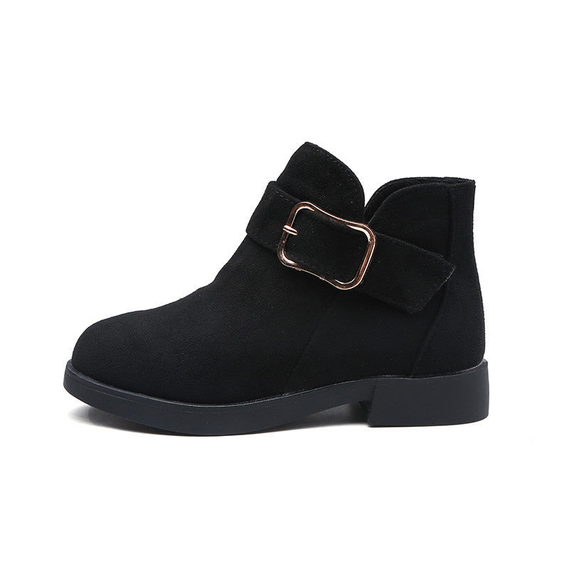 Suede leather boots