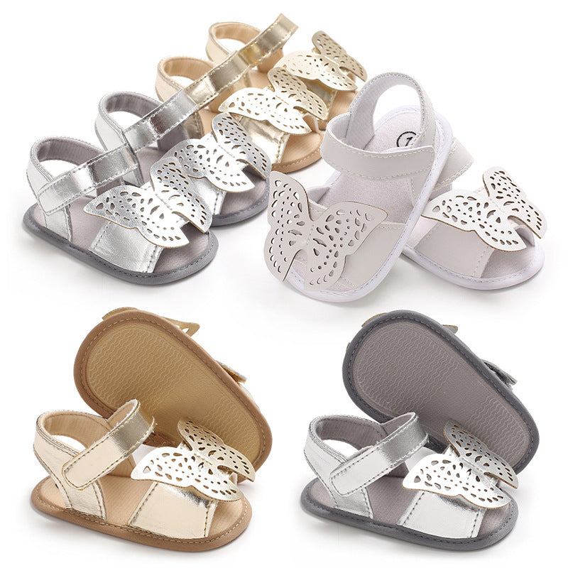 Butterfly Leather sandals