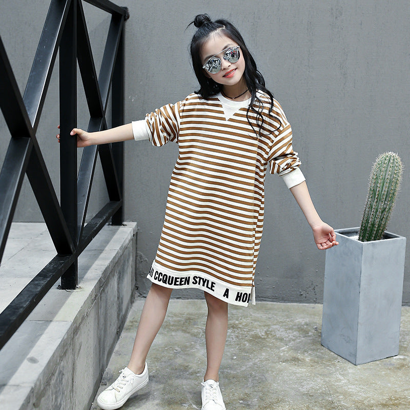 Striped Cotton Top-Dress