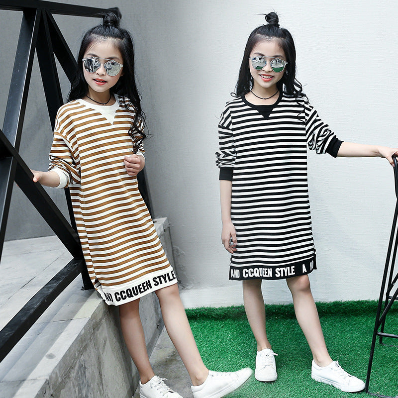 Striped Cotton Top-Dress