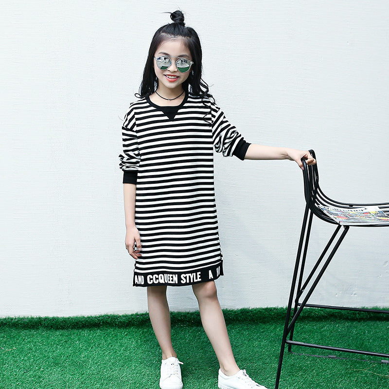 Striped Cotton Top-Dress