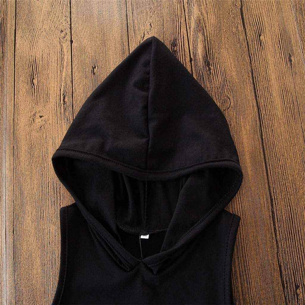 2PCS Sleeveless Hooded & Camo Pants