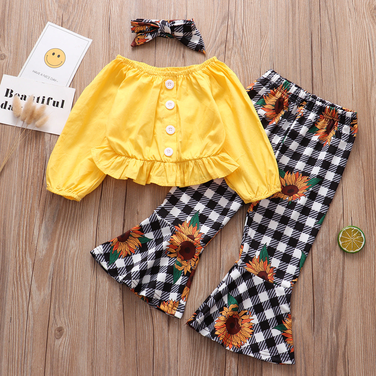Sun Flower- 3-piece Set