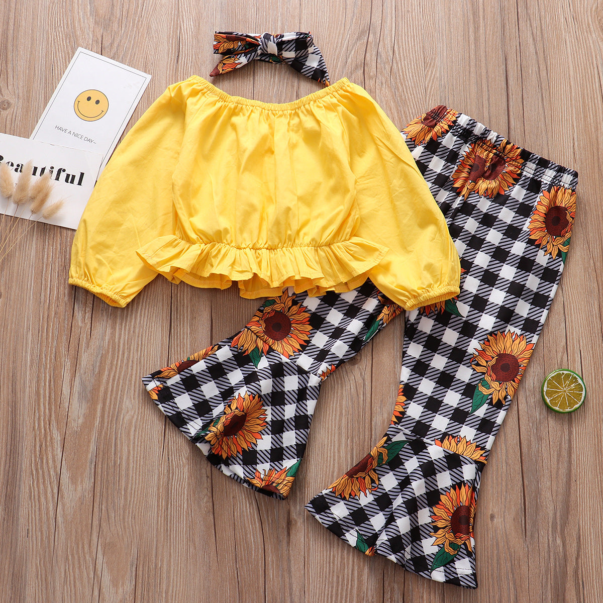 Sun Flower- 3-piece Set