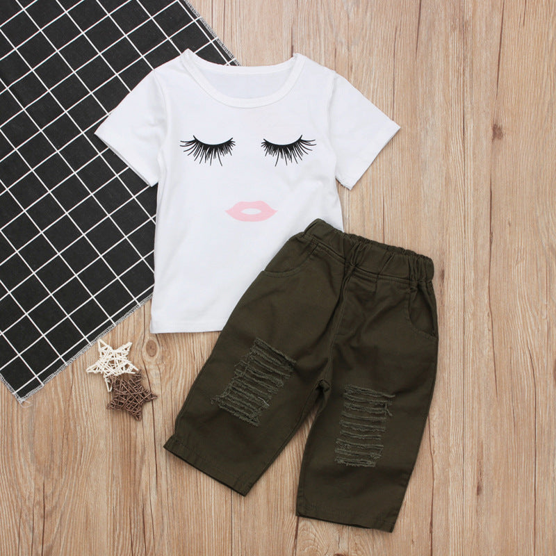 T-shirt- Pants Set