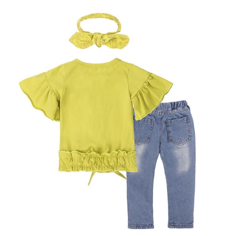 T-Shirt -Jeans-Band Set