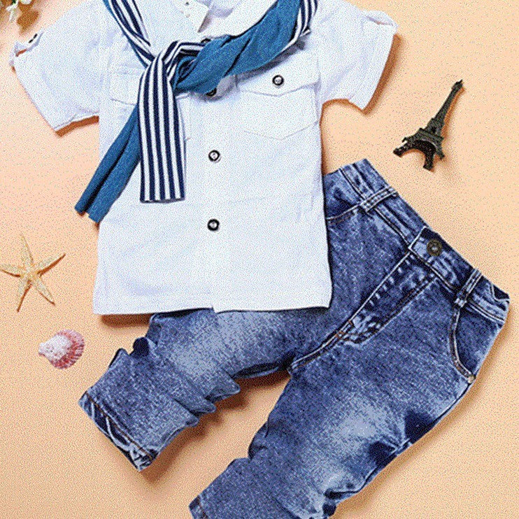 Casual Cotton T-Shirt Set