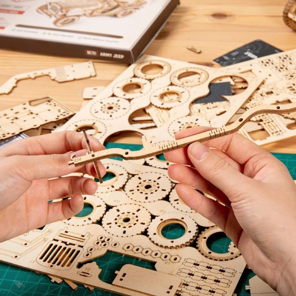 Train Model 3D Wooden Puzzle