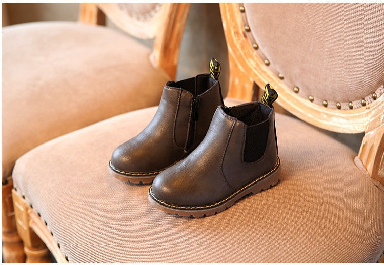 Leather boots