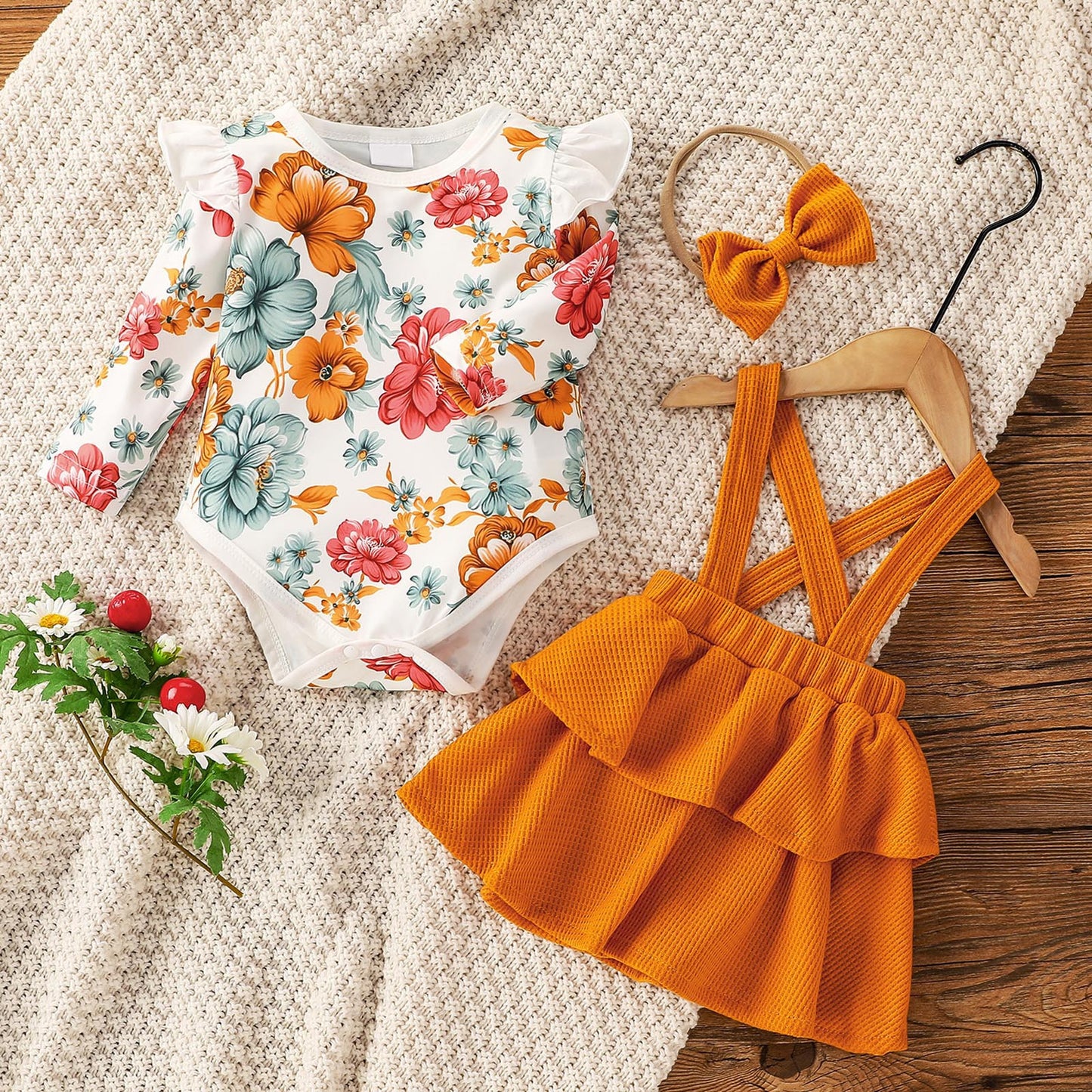 Floral Three-Piece Set