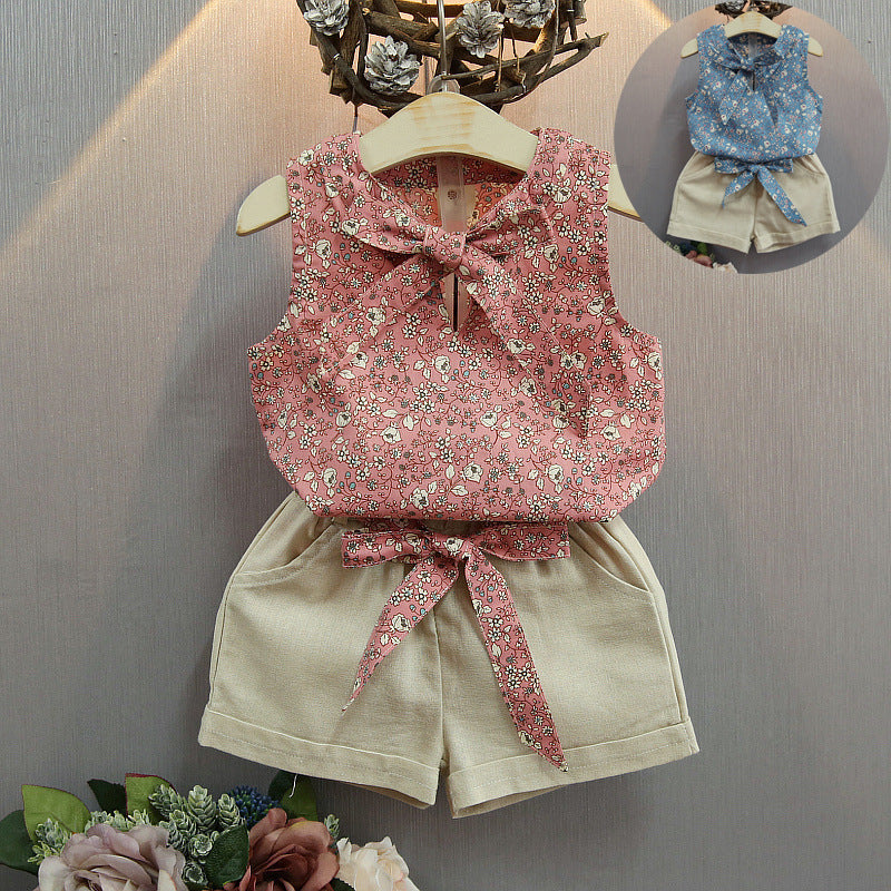 Sleeveless Bow Set