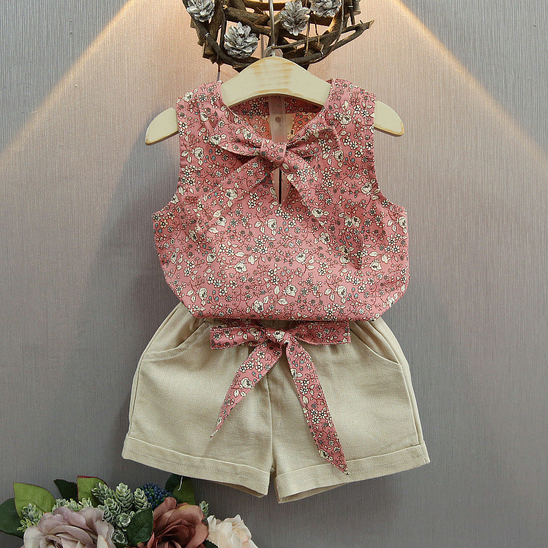Sleeveless Bow Set