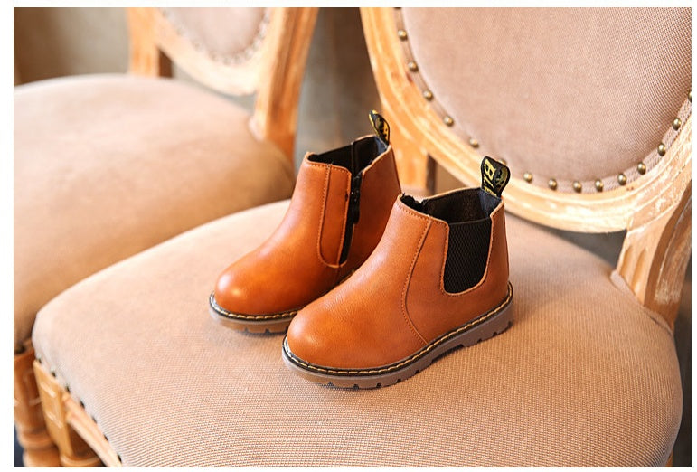 Leather boots