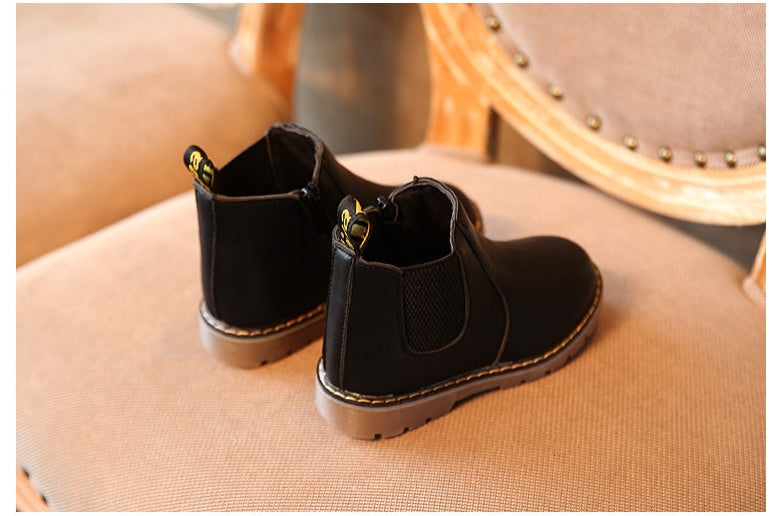 Leather boots