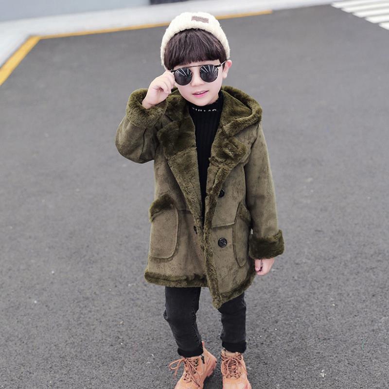 Suede Padded Trench Coat
