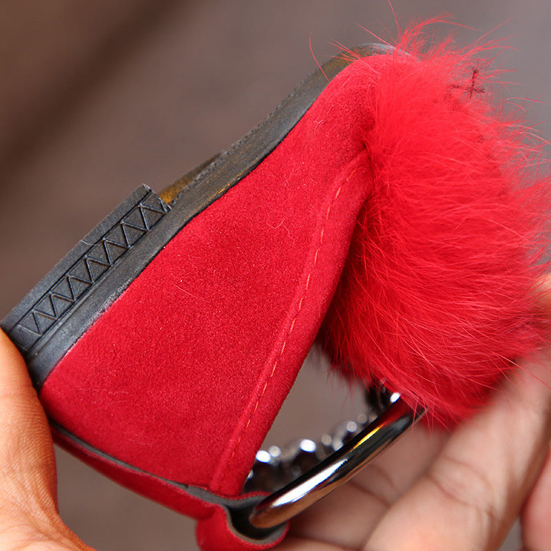Bow & Fur Princess Shoes