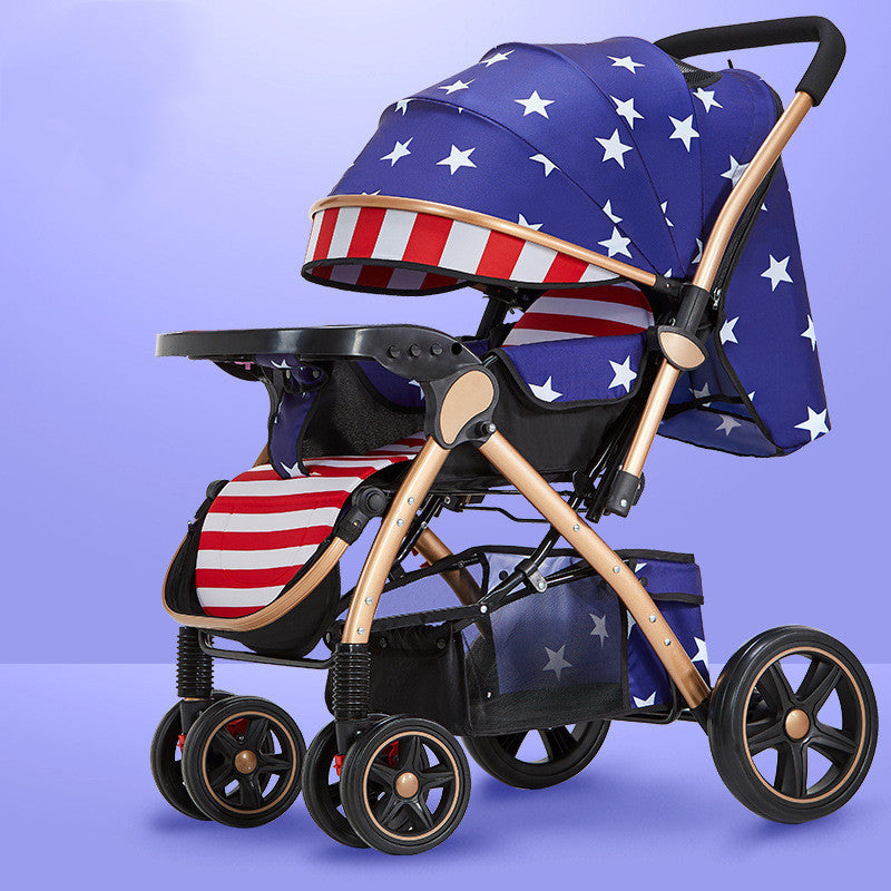 Light & Easy-to-Fold Baby Stroller