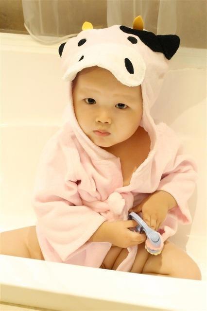 Bathrobes Baby Hooded
