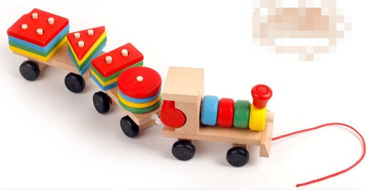 Mini Train Building Blocks Set