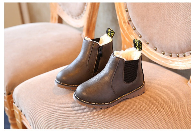 Leather boots
