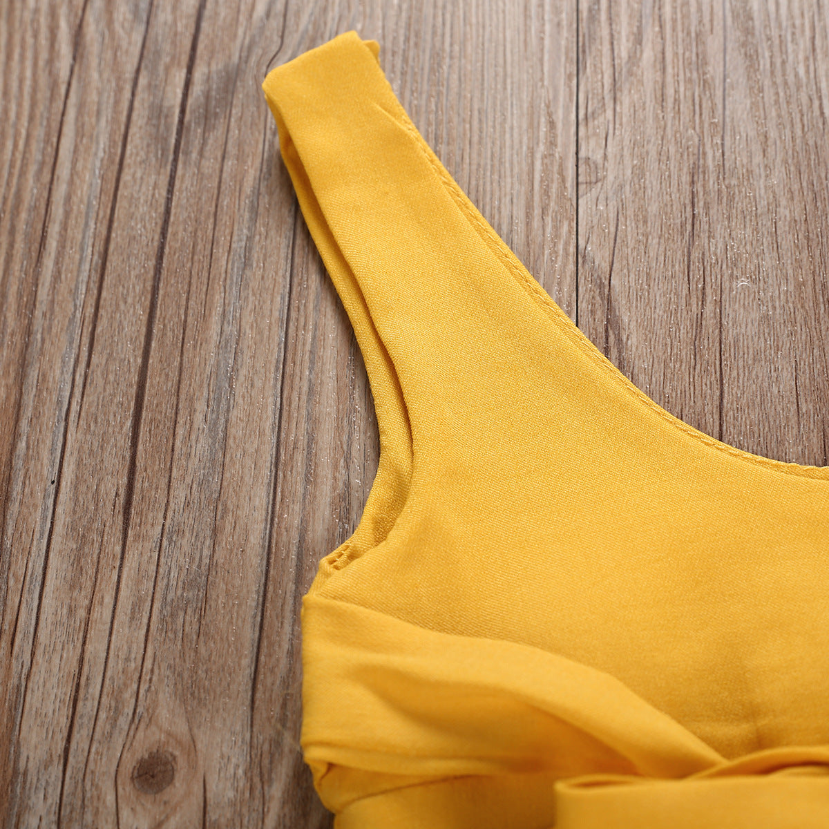 Yellow Cotton Overalls
