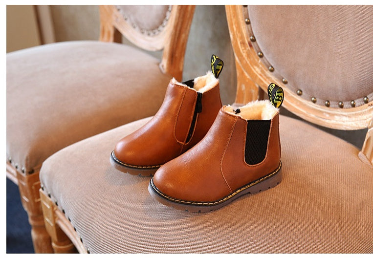 Leather boots