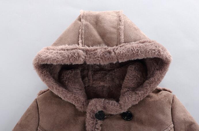 Suede Padded Trench Coat