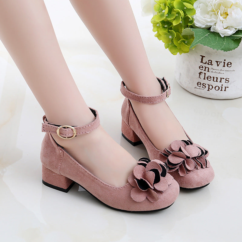 Leather High Heels