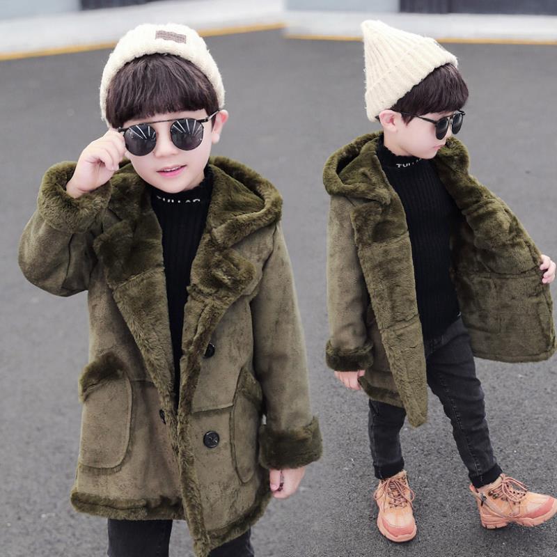 Suede Padded Trench Coat