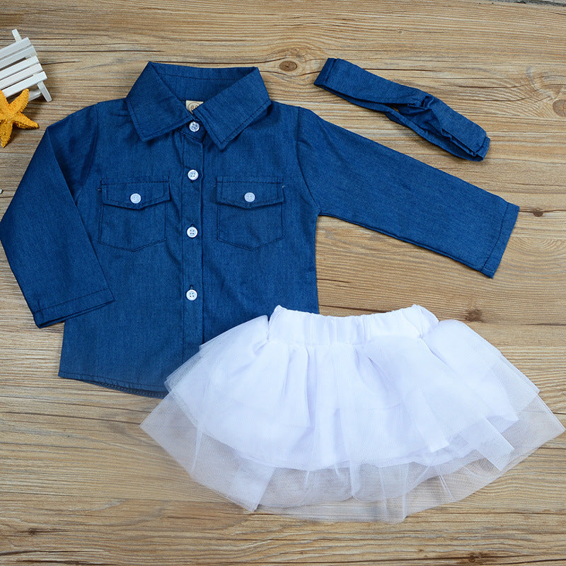 Deni-Skirt 3 Piece