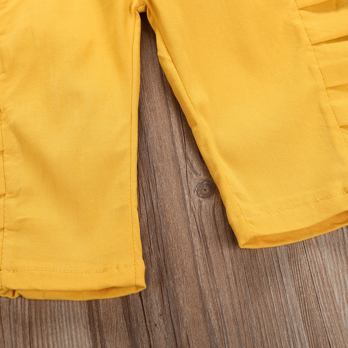 Yellow Cotton Overalls