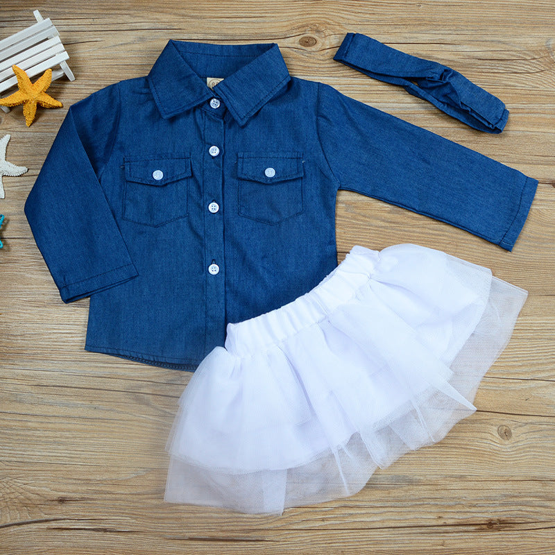 Deni-Skirt 3 Piece