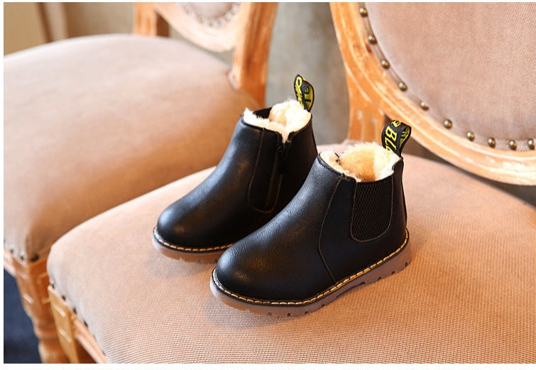 Leather boots