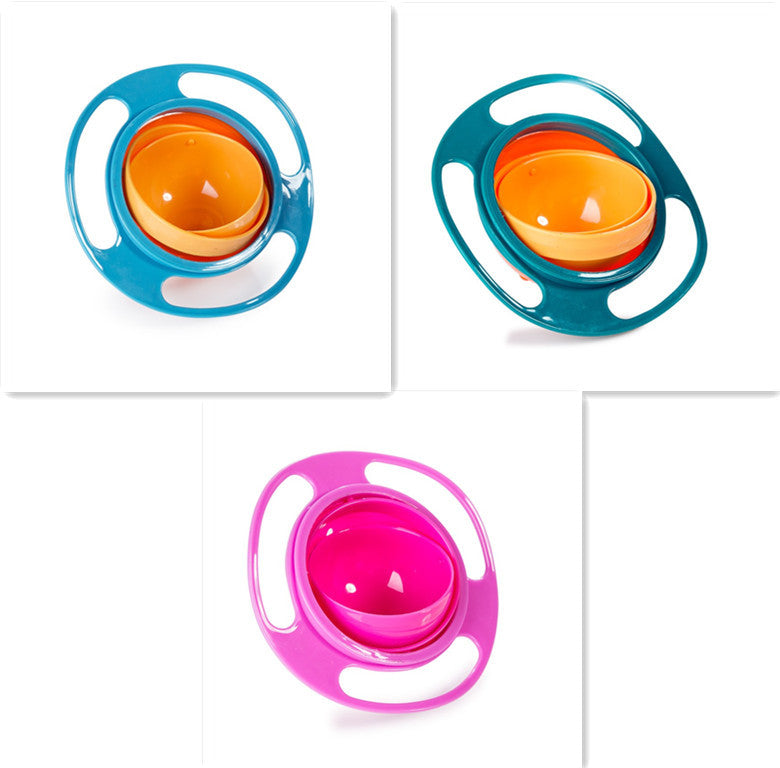 360° Spill-Proof Rotating Bowl
