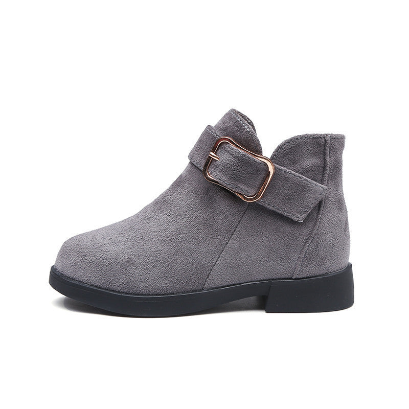 Suede leather boots
