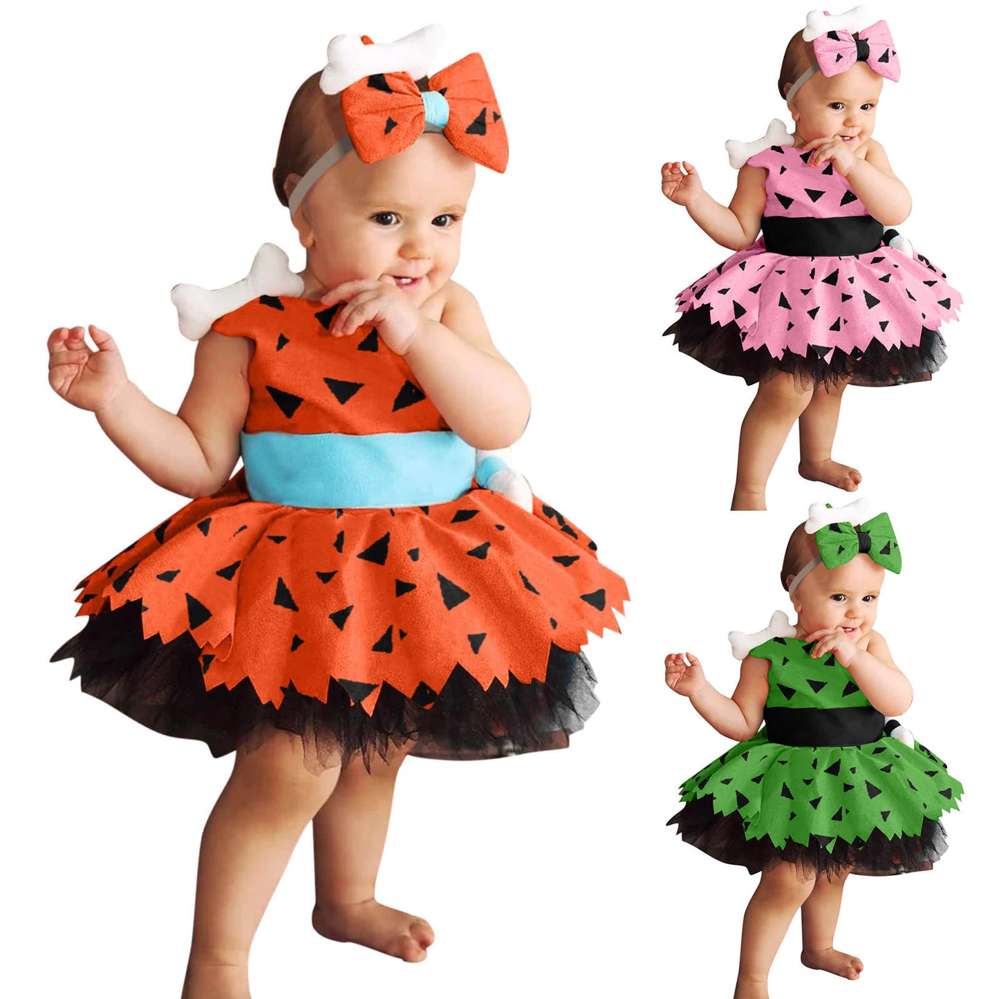 Halloween Dress-Hairband Set