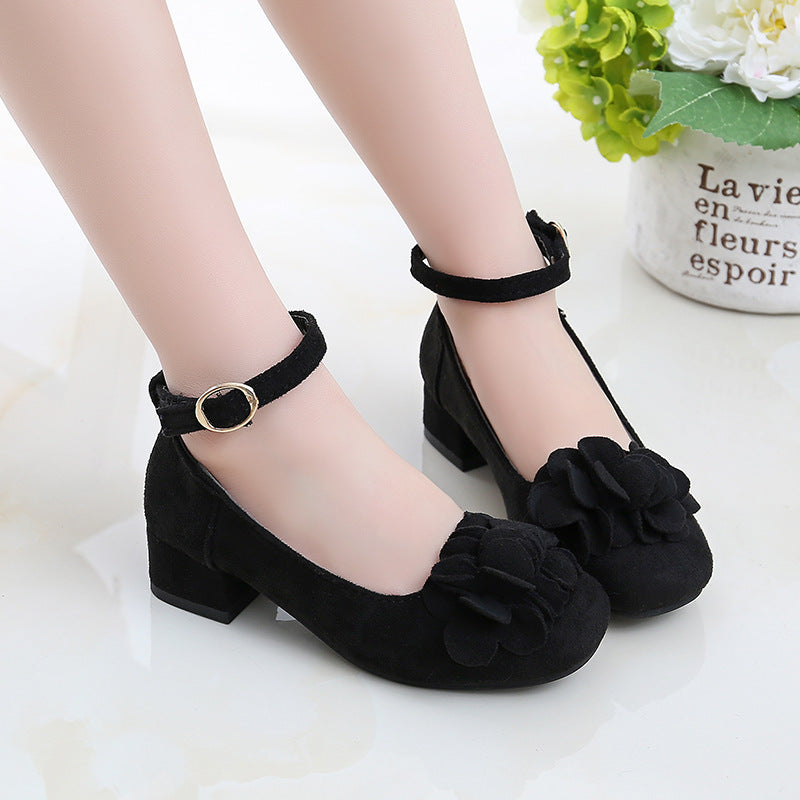 Leather High Heels
