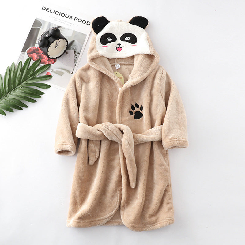 Cartoon Hooded Bathrobe