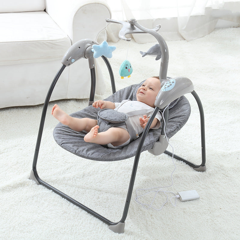 Swing Chair with LED Touch Screen and Bluetooth