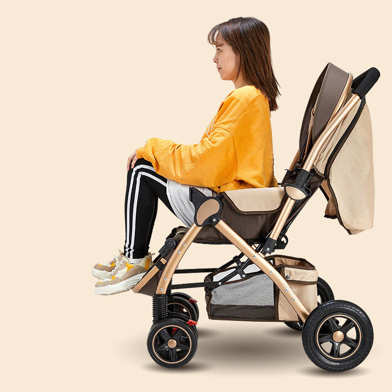 Light & Easy-to-Fold Baby Stroller