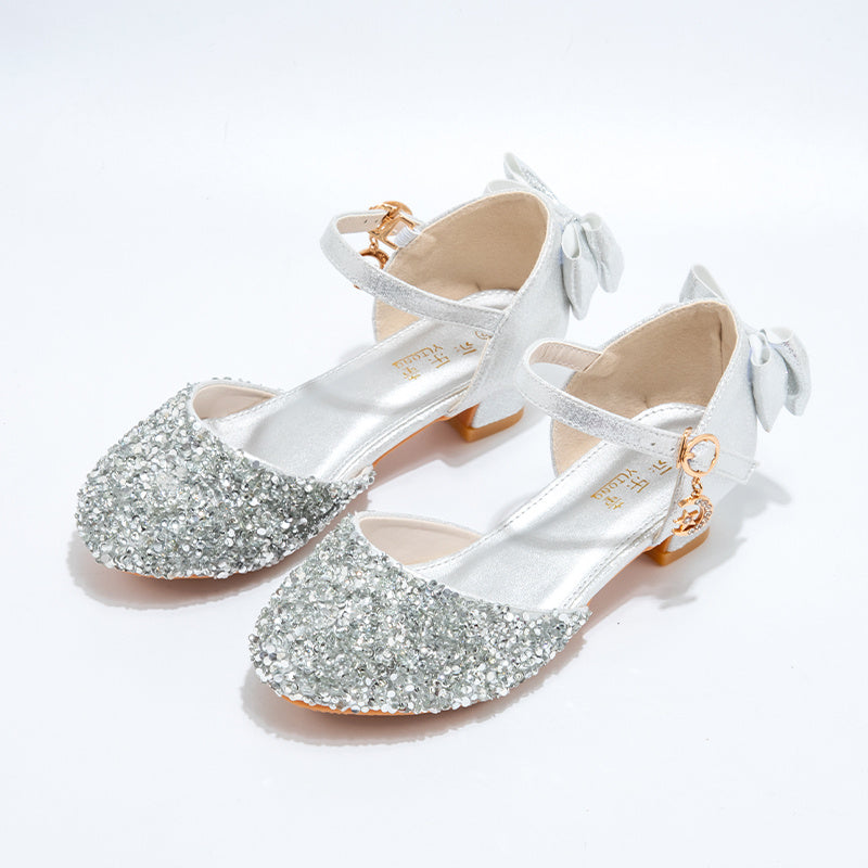 Sequin Buckle Shoes