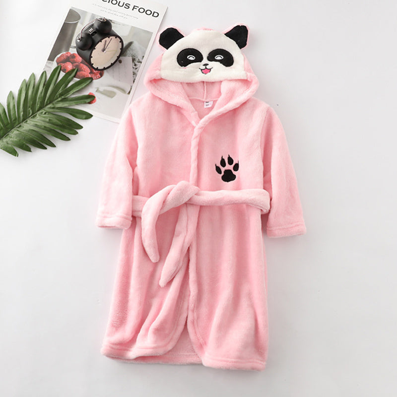 Cartoon Hooded Bathrobe