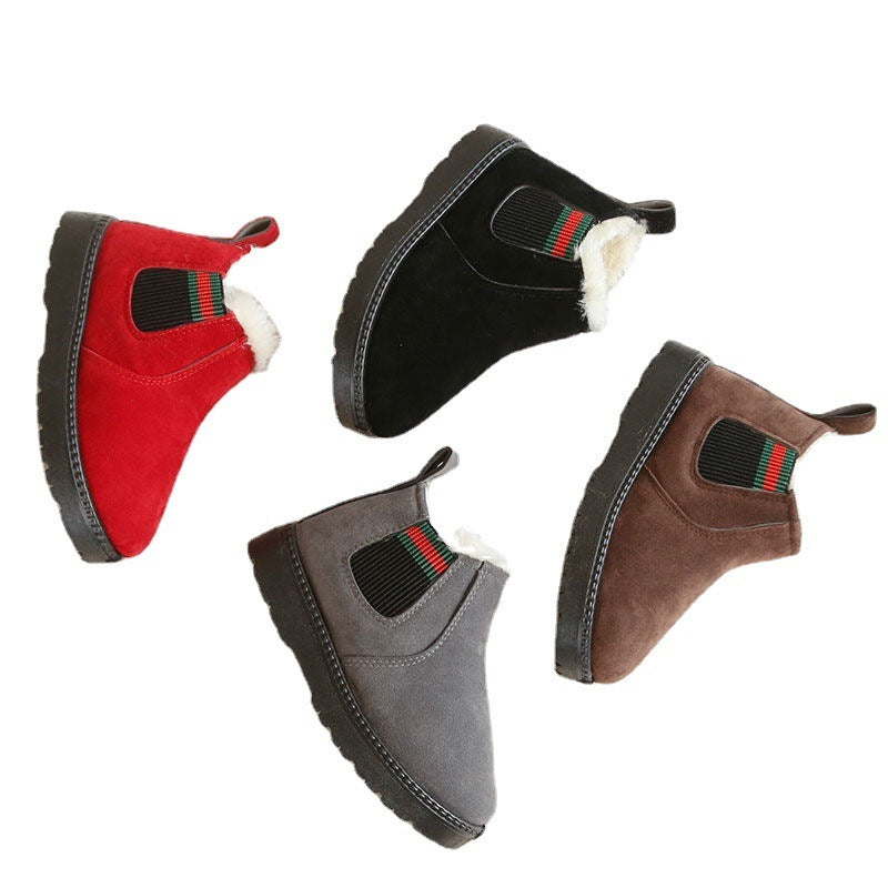 Velvet Snow Boots