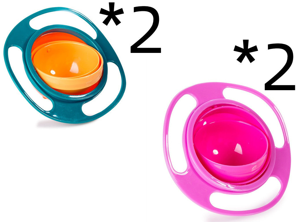 360° Spill-Proof Rotating Bowl