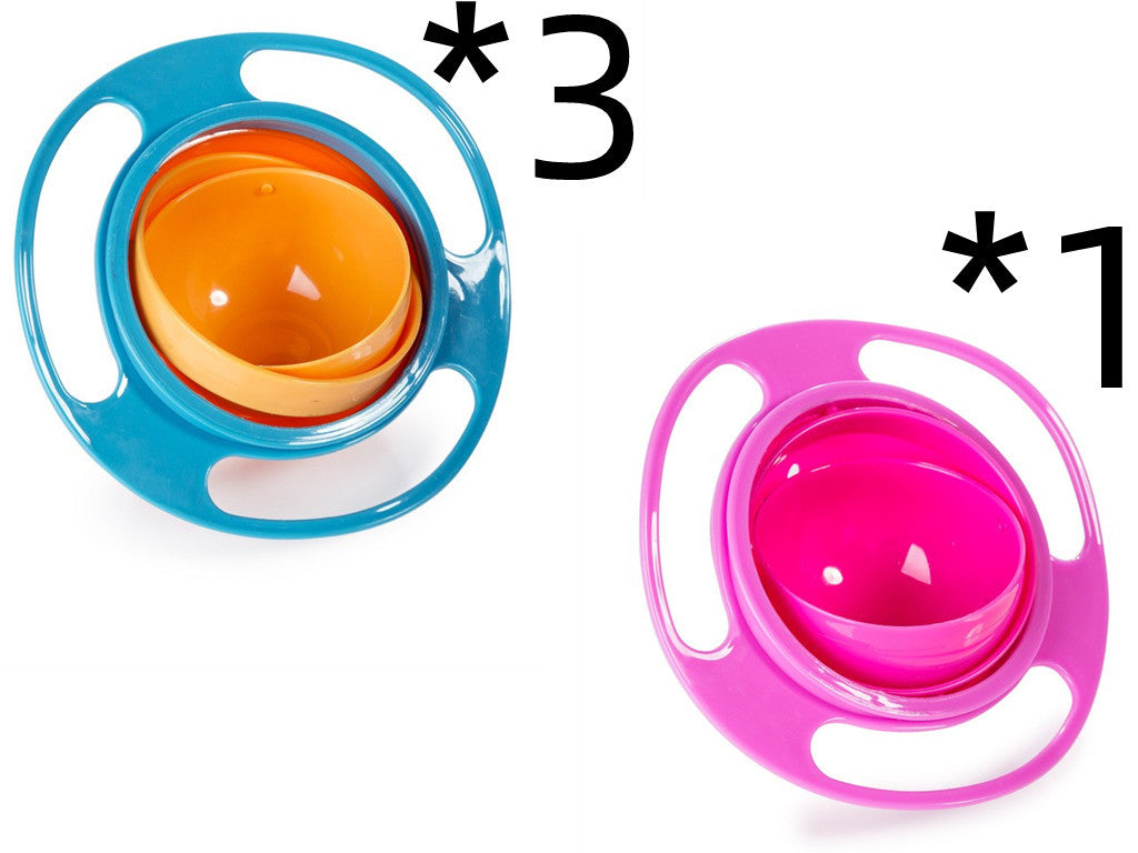 360° Spill-Proof Rotating Bowl