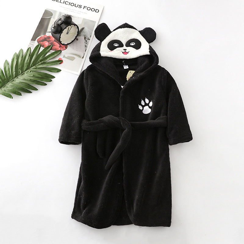 Cartoon Hooded Bathrobe